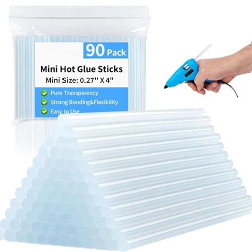 Heißklebestifte Mini – Mini-Format für Heißklebepistole | 90 Stück, Reparatur, Montage, Metall, Glas, Freizeit, kreative Dekoration, Projekte, Schulprojekte, Erwachsene Heißklebestifte Mini – Mini-Format für Heißklebepistole | 90 Stück, Reparatur, Montage, Metall, Glas, Freizeit, kreative Dekoration, Projekte, Schulprojekte, Erwachsene von Générique