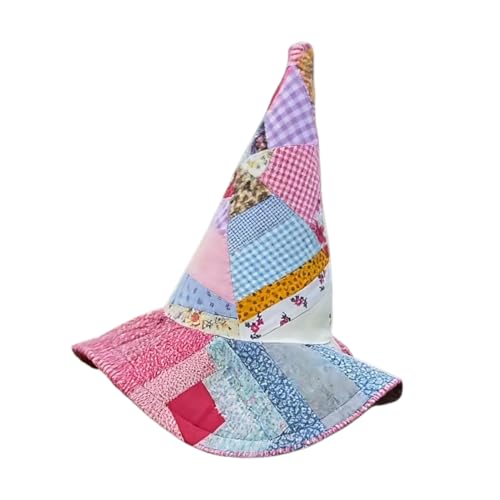 Hexenhüte, Halloween-Helm für Frauen, handgefertigt, mit klassischem spitzem Design und bequemer Passform, für Haby Up Party Theater School Cospla von Générique