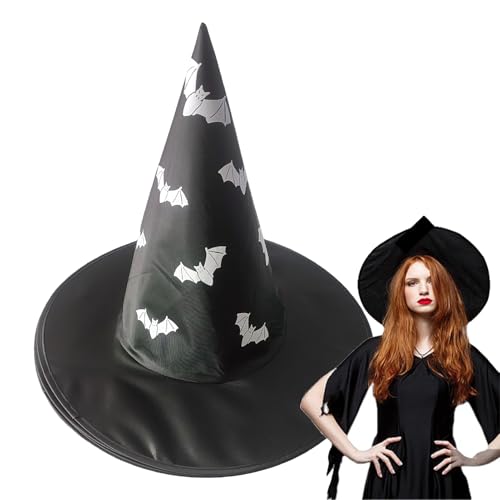 Hexenhut – Halloween-Dekorationen Hexenhüte – saisonale Dekoration Cosplay Kostüm für Balkon Decke Garten Kamin Innen Außen Hexenhut – Halloween-Dekorationen Hexenhüte – saisonale Dekoration Cosplay Kostüm für Balkon Decke Garten Kamin Innen Außen von Générique