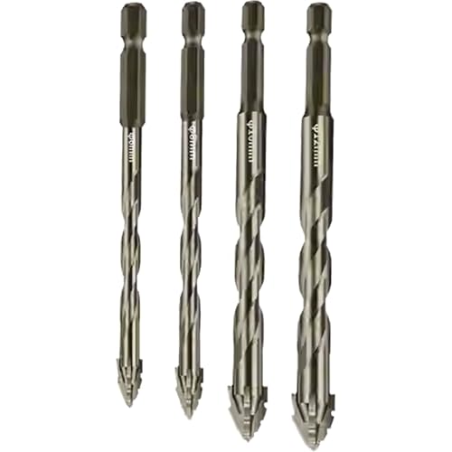 Hochfeste Exzenterbohrer, Harte Exzenterbohrer, Vierkantiger Exzenter-Spiralbohrer-Set, Bohrer für Holzhandwerk, Edelstahl Hochfeste Exzenterbohrer, Harte Exzenterbohrer, Vierkantiger Exzenter-Spiralbohrer-Set, Bohrer für Holzhandwerk, Edelstahl von Générique