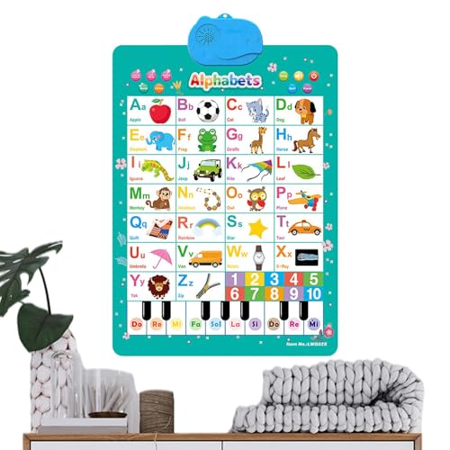 Hörbare Lernposter für Kleinkinder - Bunte Vokal-Soundtafel, Lern-Alphabet-Wandposter | Elektronische Schallgrafik, frühes Lernwerkzeug für die Hörbare Lernposter für Kleinkinder - Bunte Vokal-Soundtafel, Lern-Alphabet-Wandposter | Elektronische Schallgrafik, frühes Lernwerkzeug für die von Générique