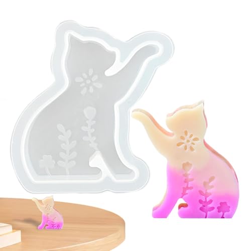 Jobbit Niedlich - Silikonharz Kerzenform, Ostern Silikonform | Tierform Harz Cat Gießform Form Harz Herstellung Formen Tierharz Seife Polymer Kunst Jobbit Niedlich - Silikonharz Kerzenform, Ostern Silikonform | Tierform Harz Cat Gießform Form Harz Herstellung Formen Tierharz Seife Polymer Kunst von Générique
