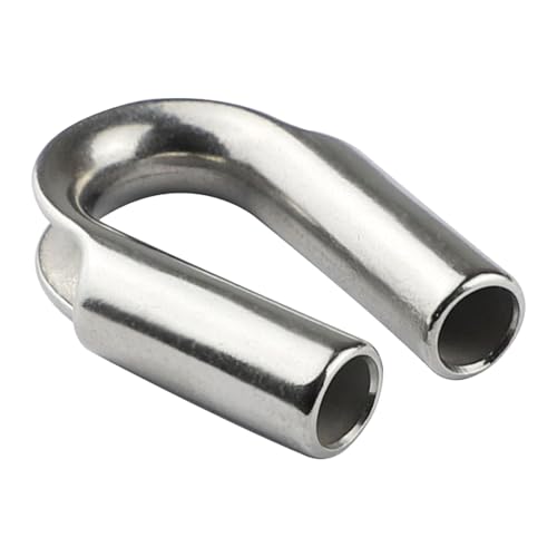 Kabelklemme, Kabelschuh, Syborg aus Edelstahl, Drahtkabel Syborg für Metallkabel, Nutklemmen, Regalwerkzeuge Kabelklemme, Kabelschuh, Syborg aus Edelstahl, Drahtkabel Syborg für Metallkabel, Nutklemmen, Regalwerkzeuge von Générique