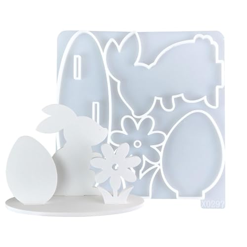 Kaninchen Silikonform Silikonformen für Ostern | Kaninchenharz Gießform, Hasenei Form Osterei, für Epoxidharz, Seife, Gips, Artis Dekoration Kaninchen Silikonform Silikonformen für Ostern | Kaninchenharz Gießform, Hasenei Form Osterei, für Epoxidharz, Seife, Gips, Artis Dekoration von Générique
