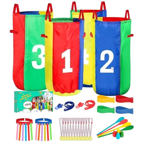 Kartoffelsack | Outdoor-Spiel – Partyzubehör Ei und Löffel Spiel Erwachsene Garten Familienfeier Kartoffelsack | Outdoor-Spiel – Partyzubehör Ei und Löffel Spiel Erwachsene Garten Familienfeier von Générique
