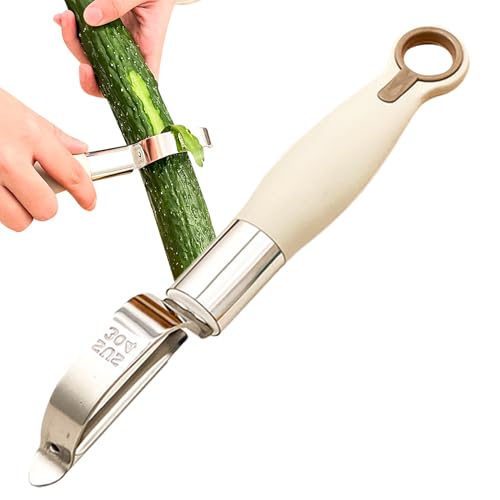 Kartoffelschäler | Apfelschäler aus Edelstahl, manuelles Werkzeug | Reibe und Schneiden rostfrei mit ergonomischem Griff, Küchenzubehör für Obst, Gurken, Karotten Kartoffelschäler | Apfelschäler aus Edelstahl, manuelles Werkzeug | Reibe und Schneiden rostfrei mit ergonomischem Griff, Küchenzubehör für Obst, Gurken, Karotten von Générique