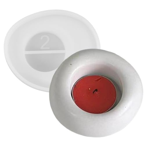 Kerzenhalter Form Teelichthalter Form Runde Epoxidharz Gießform Home Ornament Tischdekor Antihaft Kleine Multifunktionale Süßigkeiten Snacktablett Kerzenhalter Form Teelichthalter Form Runde Epoxidharz Gießform Home Ornament Tischdekor Antihaft Kleine Multifunktionale Süßigkeiten Snacktablett von Générique