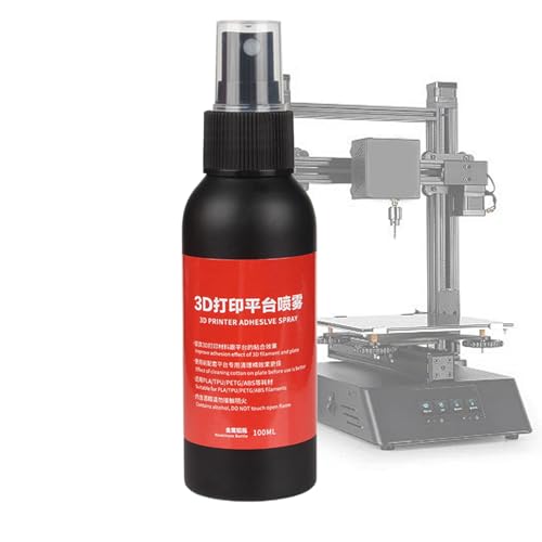 Kleber für 3D-Druckplatte | 100 ml Sprühkleber für Druckplatte, Lösung gegen Verformung, Verklebung, robuste Befestigung für kreative Modelle und Projekte Kleber für 3D-Druckplatte | 100 ml Sprühkleber für Druckplatte, Lösung gegen Verformung, Verklebung, robuste Befestigung für kreative Modelle und Projekte von Générique