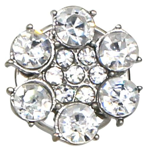 Knopf bedeckt Frauen – Raffinierte Strass-Zierknöpfe | Kein Knopfschmuck, elegante Blumenknopfabdeckungen, abnehmbare elegante Verzierungen passend zu Outfits Knopf bedeckt Frauen – Raffinierte Strass-Zierknöpfe | Kein Knopfschmuck, elegante Blumenknopfabdeckungen, abnehmbare elegante Verzierungen passend zu Outfits von Générique