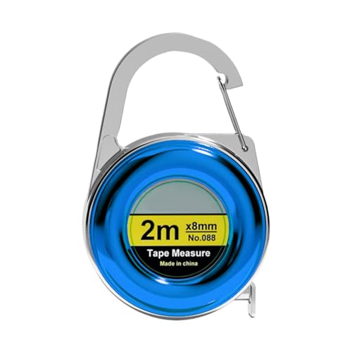 Körpermessband – kompaktes einziehbares Messwerkzeug, flexibles Linealband | Nähbänder für Taillengröße, Schneidermessung, Fitness-Tracker Körpermessband – kompaktes einziehbares Messwerkzeug, flexibles Linealband | Nähbänder für Taillengröße, Schneidermessung, Fitness-Tracker von Générique