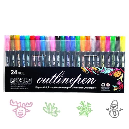 Konturenmarker – Schimmernde Marker Doppellinie | Konturenstifte | Graffiti Ausmalstifte | Metallmarker | Textmarker Graffiti po Konturenmarker – Schimmernde Marker Doppellinie | Konturenstifte | Graffiti Ausmalstifte | Metallmarker | Textmarker Graffiti po von Générique