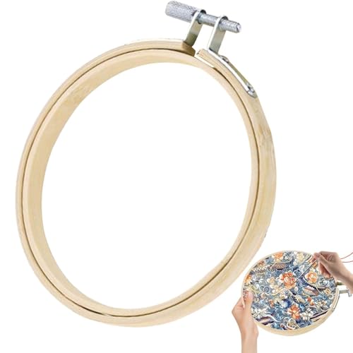 Kreuzstichring - Stickrahmen Kreis Hoop | Bambus Kreuzstichring für Stickerei, Handwerk und Kreuzstichring - Stickrahmen Kreis Hoop | Bambus Kreuzstichring für Stickerei, Handwerk und von Générique