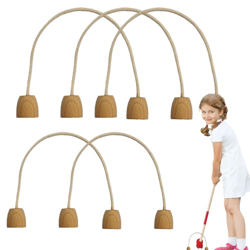 Krockethalter aus Baumwollseil – 5 Stück Spieler und Familie, Krocketstöcke Seil – Krocket-Stick-Seil 7,08 x 5,9 Zoll, Krocket-Spiel für Spieler für das Familienspiel Krockethalter aus Baumwollseil – 5 Stück Spieler und Familie, Krocketstöcke Seil – Krocket-Stick-Seil 7,08 x 5,9 Zoll, Krocket-Spiel für Spieler für das Familienspiel von Générique