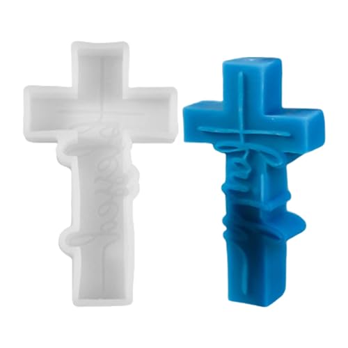 Kruzifix Kerzenform, Kruzifix Form, Seifenform, Kruzifix-Formen aus Epoxidharz, Kruzifix-Formen aus Silikon, Wandschmuck für Heimdekoration von Générique