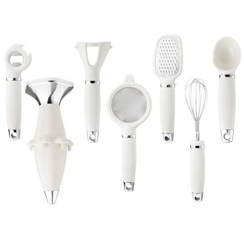 Küchenutensilien | Küchenzubehör-Set mit Ständer, Schäler, Flaschenöffner, Reibe, Abtropfgestell für die Zubereitung von Mahlzeiten, Backen, Haus, Urlaub, Camping, Familie Küchenutensilien | Küchenzubehör-Set mit Ständer, Schäler, Flaschenöffner, Reibe, Abtropfgestell für die Zubereitung von Mahlzeiten, Backen, Haus, Urlaub, Camping, Familie von Générique