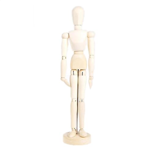 Künstlerpuppe aus Holz, menschliche Figur, Modellfigur mit flexiblen Körpergelenken, Lernwerkzeug zum Skizzieren der menschlichen Figur für Schüler Künstlerpuppe aus Holz, menschliche Figur, Modellfigur mit flexiblen Körpergelenken, Lernwerkzeug zum Skizzieren der menschlichen Figur für Schüler von Générique