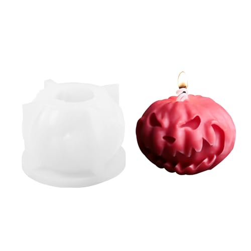 Kürbis Silikonform, Kürbisform Halloween Kürbis Formen für Kerzen - Antihaft-Epoxidharz Gießformen Handgemachte für Gips Ornamente Bug Kürbis Silikonform, Kürbisform Halloween Kürbis Formen für Kerzen - Antihaft-Epoxidharz Gießformen Handgemachte für Gips Ornamente Bug von Générique