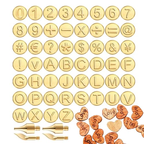 Kupfer-Buchstabenstempel-Set – Schraubennetz oder Holzgravurwerkzeug, DIY Metallschnitzset | Alphabet-Präge-Set für Bastelprojekte, Deko-Brenner Kupfer-Buchstabenstempel-Set – Schraubennetz oder Holzgravurwerkzeug, DIY Metallschnitzset | Alphabet-Präge-Set für Bastelprojekte, Deko-Brenner von Générique