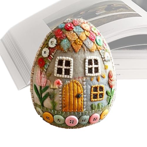 Laubsets für Erwachsene, Eier aus Filz | Ostereier für Ostern, Bastelbedarf, Kükenhaus Bastelset mit Materialien und Anleitungen, Dekoration Laubsets für Erwachsene, Eier aus Filz | Ostereier für Ostern, Bastelbedarf, Kükenhaus Bastelset mit Materialien und Anleitungen, Dekoration von Générique