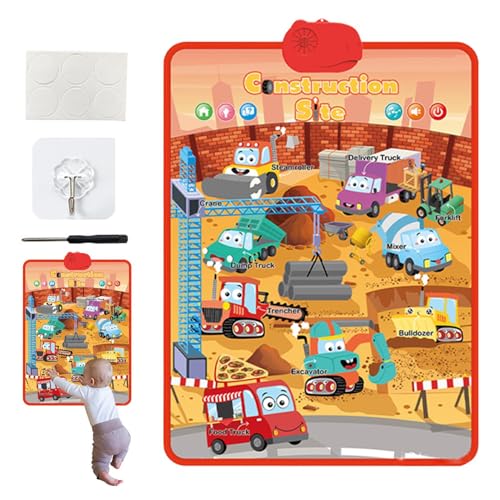 Learning Wall Chart, Interactive Speech Talking Poster, 16,14 x 21,85 Zoll Fun Learning Tool, Sturdy & Easy to Use, Bildungsgraph für & Mädchen, Alter 1 bis 5 Learning Wall Chart, Interactive Speech Talking Poster, 16,14 x 21,85 Zoll Fun Learning Tool, Sturdy & Easy to Use, Bildungsgraph für & Mädchen, Alter 1 bis 5 von Générique