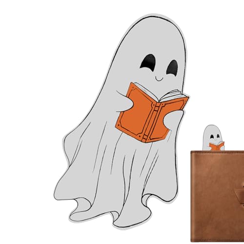 -Lesezeichen – Lesezeichen in Geisterform, transparente Etiketten für Romane zum Lesen der Familie, Halloween -Lesezeichen – Lesezeichen in Geisterform, transparente Etiketten für Romane zum Lesen der Familie, Halloween von Générique