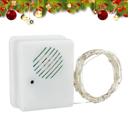 Lichterkette für Weihnachten | 10 Meter LED-Lichterkette Weihnachtsdekoration – Dekoration für Party mit Musikerkennung für Wohnzimmer, Garten, Innenbereich, Kamin, Halloween, Patio Lichterkette für Weihnachten | 10 Meter LED-Lichterkette Weihnachtsdekoration – Dekoration für Party mit Musikerkennung für Wohnzimmer, Garten, Innenbereich, Kamin, Halloween, Patio von Générique