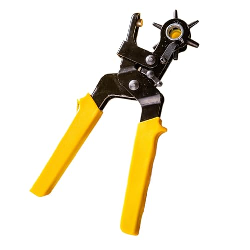 Locher-Set für Leder, Lochwerkzeug für Leder, Lochzange für Gürtel | Tragbarer Rotationslochstanzer, Lochstanzer für Gürtel von Générique