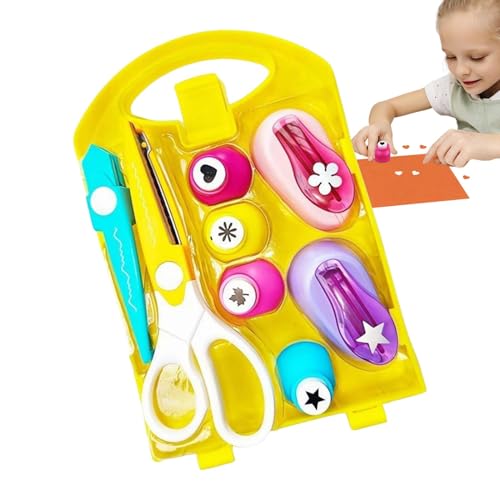 Locher für - Locher für | Papierstanzer für | Set aus Bastelstanzformen für | Kleiner Papierstanzer für, Feuerstahl von Générique