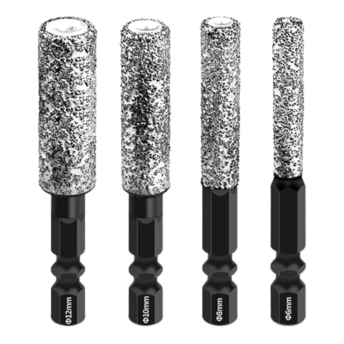 Lochsägen-Set für Fliesen, Glasbohrer mit gelötetem Sechskant-Griff, Bohrzubehör für Keramik, Metall, Marmor, Porzellan und Duschholz Lochsägen-Set für Fliesen, Glasbohrer mit gelötetem Sechskant-Griff, Bohrzubehör für Keramik, Metall, Marmor, Porzellan und Duschholz von Générique