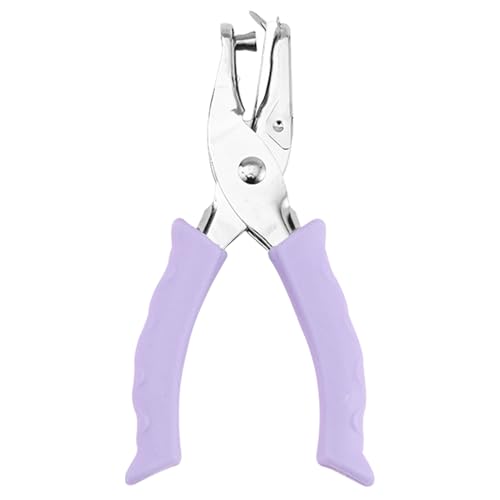 Lochstanzer – tragbarer Papierstanzer, Punch-Werkzeug mit 1 Loch schwer | ergonomischer Soft-Grip für Scrapbooking, Notizbuch, Basteln, Prägewerkzeug von Générique