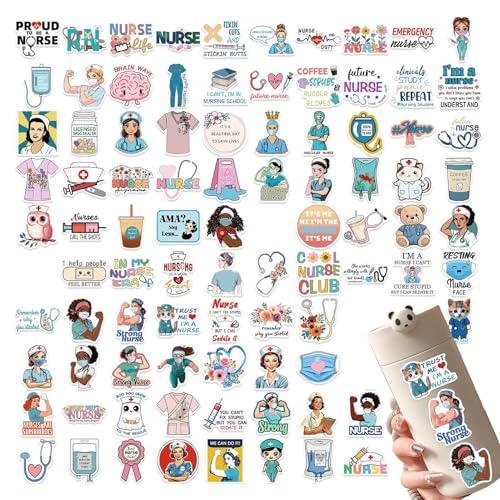 Lustige Krankenschwester-Aufkleber – 100 Stück lustige Aufkleber für Arbeit | Medizinische Abziehbilder Dekoration Koffer Gitarre Notizbuch Arbeit Studenten Geschenk Kollegen Freunde Lustige Krankenschwester-Aufkleber – 100 Stück lustige Aufkleber für Arbeit | Medizinische Abziehbilder Dekoration Koffer Gitarre Notizbuch Arbeit Studenten Geschenk Kollegen Freunde von Générique