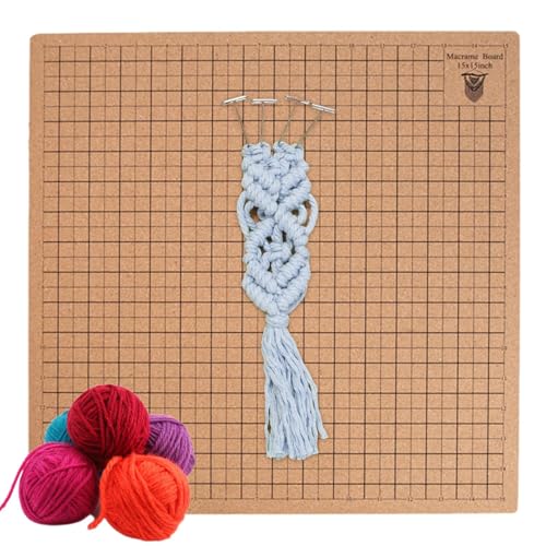 Macrame Project Board – Makramee-Board in englischer Sprache, Makramee-Zubehör Cork | Macrame Project Work Cork Board, Armband Project mit Anweisungen im Lieferumfang enthalten, Erstellen von Macrame Project Board – Makramee-Board in englischer Sprache, Makramee-Zubehör Cork | Macrame Project Work Cork Board, Armband Project mit Anweisungen im Lieferumfang enthalten, Erstellen von von Générique