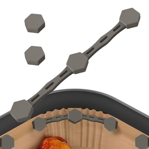 Magnete für Fritteuse ohne Öl – Befestigung für Backpapier | hitzebeständige Silikonfolien mit 2 Magnetverschlüssen – für Küche, Esszimmer, Restaurant, Backen von Générique