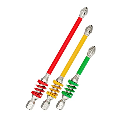 Magnetische Schraubendreher-Bits für Elektriker | Präzisionsbohrzubehör für Carpenerie, Mechanik, Automobil, Industrie, Bau Magnetische Schraubendreher-Bits für Elektriker | Präzisionsbohrzubehör für Carpenerie, Mechanik, Automobil, Industrie, Bau von Générique