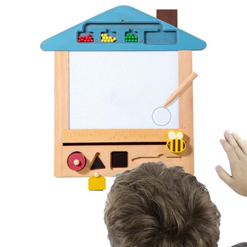 Magnetische Zeichenkarte für Kleinkinder, magnetisches Zeichenbrett für Kleinkinder | Malstempel aus Holz, löschbar, Malunterlage zum Lernen des Lernspiels Magnetische Zeichenkarte für Kleinkinder, magnetisches Zeichenbrett für Kleinkinder | Malstempel aus Holz, löschbar, Malunterlage zum Lernen des Lernspiels von Générique