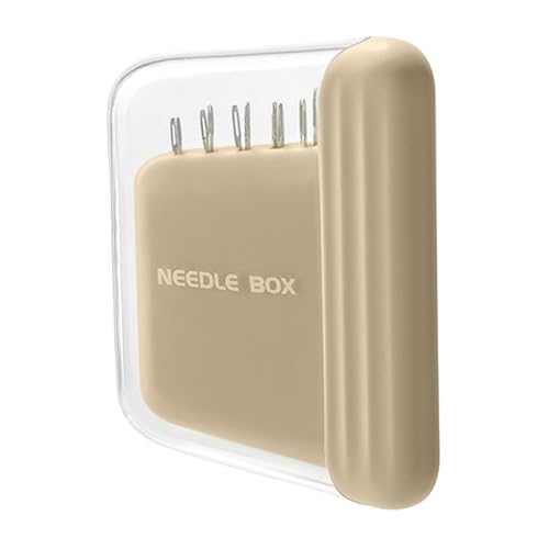 Magnetischer Ansichtsnadelhalter für Sticknadeln - Stilvoller Elementhalter mit sicherem Verschluss, Backup Box für Strickwaren | Nähbehälter für Zuhause, Reisen und Schlafen von Générique