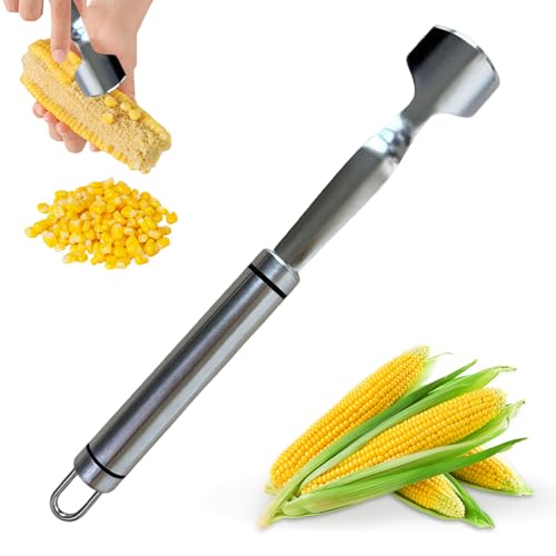 Maisschäler | Werkzeug aus Edelstahl zum Entkernen | Manuelles Utensil für die Zubereitung von Lebensmitteln mit ergonomischem Griff für Erwachsene, Frauen, Männer, Senioren, Jugendliche und von Générique
