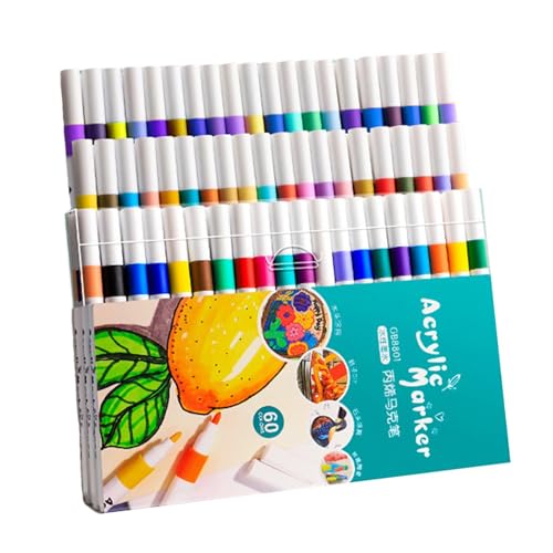 Malmarker Stoffmarker, dünner Acryl-Stift | Langlebige Marker, leichte Marker, einfache Stützmarker, Geschenke für Geburtstage, Tage und Malmarker Stoffmarker, dünner Acryl-Stift | Langlebige Marker, leichte Marker, einfache Stützmarker, Geschenke für Geburtstage, Tage und von Générique
