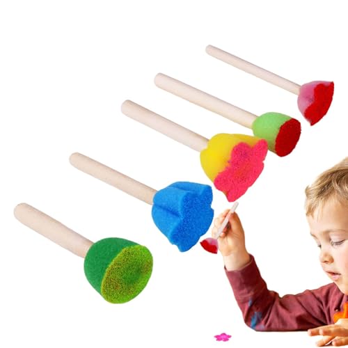 Malschwämme für die Haare, 5 Pinsel mit starker Ölaufnahme | Malpinsel, Zeichenwerkzeuge, Kits, Malschwämme für die Haare, 5 Pinsel mit starker Ölaufnahme | Malpinsel, Zeichenwerkzeuge, Kits, von Générique