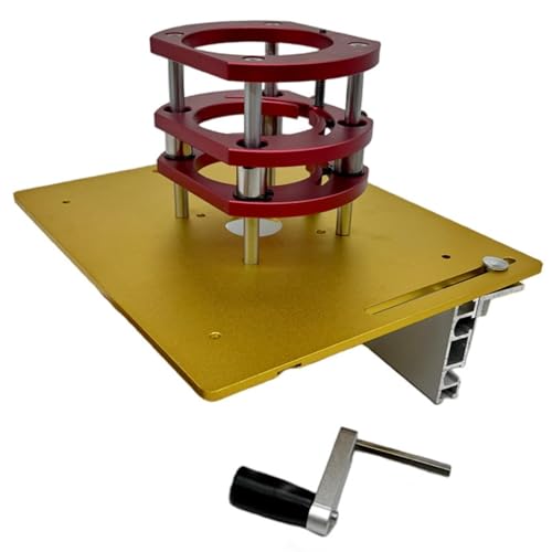 Manuelle Lift Router, Tischhebebühne für Router, Holzbearbeitungswerkzeuge mit klarer Skala, praktische Gravurwerkzeuge für Motoren und kleine Schneidemaschinen Manuelle Lift Router, Tischhebebühne für Router, Holzbearbeitungswerkzeuge mit klarer Skala, praktische Gravurwerkzeuge für Motoren und kleine Schneidemaschinen von Générique