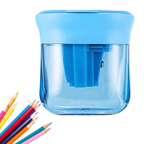 Manueller Anspitzer | Manueller Bleistiftspitzer mit drei Löchern für Schüler | Kompaktes Schulmaterial für Mädchen Kinder Jugendliche Manueller Anspitzer | Manueller Bleistiftspitzer mit drei Löchern für Schüler | Kompaktes Schulmaterial für Mädchen Kinder Jugendliche von Générique