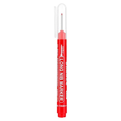 Marker mit langer Spitze – Tintenmarker mit langer Nase – Schreiner-Tintenmarker – schnell trocknende Marker mit langem Kopf für Schreiner und Bauarbeiter – Stifte von Générique