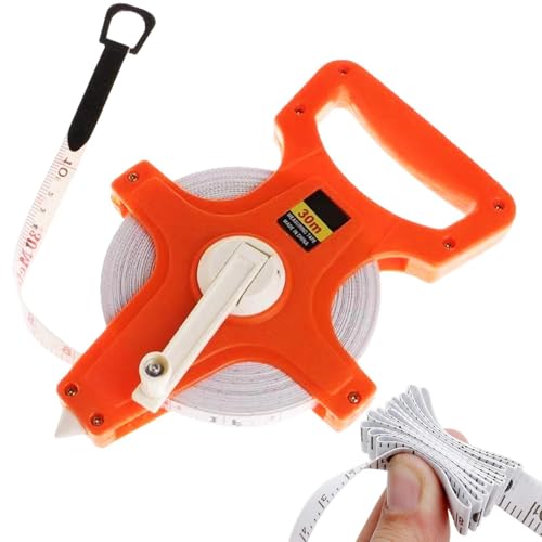 Measure Metric Inch Marker | Crank Fibret Fiberglass Messgerät für Präzision, perfekte Messung für Sportplätze, Bauarbeiter und Ingenieure von Sprungplätzen in der Länge von Générique