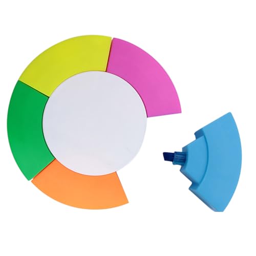 Mehrfarbige Highlighters – Set mit fluoreszierenden Markern, Schreibwaren in Blütenblattform, leuchtendes Textliner-Werkzeug, niedlicher Tintenschreiber, Akzentzubehör für Ens Mehrfarbige Highlighters – Set mit fluoreszierenden Markern, Schreibwaren in Blütenblattform, leuchtendes Textliner-Werkzeug, niedlicher Tintenschreiber, Akzentzubehör für Ens von Générique