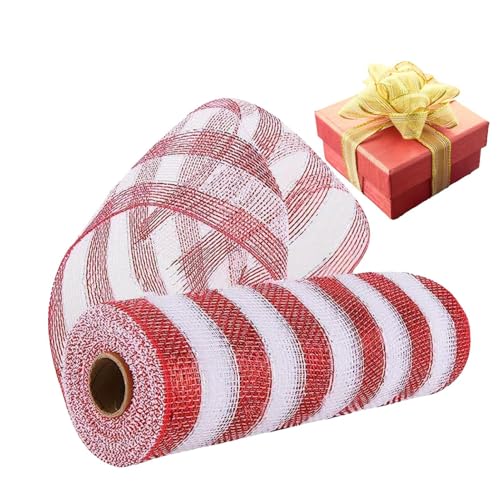 Mesh Band für Weihnachten Basteln - Halloween Netzband Dekoration, kreative Netzrollen, Netzband für Halloween, Ostern, Kränze herstellen, Verpacken Mesh Band für Weihnachten Basteln - Halloween Netzband Dekoration, kreative Netzrollen, Netzband für Halloween, Ostern, Kränze herstellen, Verpacken von Générique