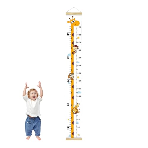 Messlatte für Kinder, zum Messen der Größe | wiederverwendbarer Klebstoff aus Leinwand – Dekoration für Babyzimmer, oder Mädchen – Größe und Meilensteine Messlatte für Kinder, zum Messen der Größe | wiederverwendbarer Klebstoff aus Leinwand – Dekoration für Babyzimmer, oder Mädchen – Größe und Meilensteine von Générique