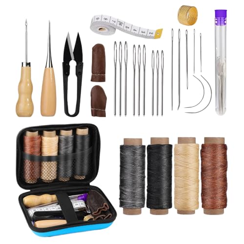 Möbelset – Nadel und Möbeldraht | Professionelles Leder-Arbeits-Set mit robusten Werkzeugen | Lederreparaturbedarf für Möbel, Sofa und tägliche Pflege Möbelset – Nadel und Möbeldraht | Professionelles Leder-Arbeits-Set mit robusten Werkzeugen | Lederreparaturbedarf für Möbel, Sofa und tägliche Pflege von Générique