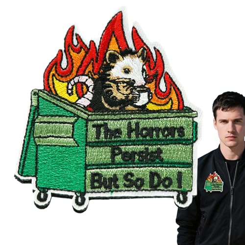 Morale Patches – Die Horroren bestehen aber ich auch – widerstandsfähig, lustiges Tier-Zubehör für Gepäck und Kleidung, Unisex, für Frauen, Männer und Freunde Morale Patches – Die Horroren bestehen aber ich auch – widerstandsfähig, lustiges Tier-Zubehör für Gepäck und Kleidung, Unisex, für Frauen, Männer und Freunde von Générique