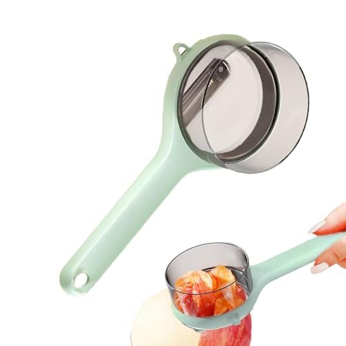 Multifunktionaler Obstschäler – doppelseitiger Schäler mit Behälter | Küchenwerkzeug aus Edelstahl für Obst und Gemüse, Schäler mit praktischem Behälter für Schälen, Zubehör Multifunktionaler Obstschäler – doppelseitiger Schäler mit Behälter | Küchenwerkzeug aus Edelstahl für Obst und Gemüse, Schäler mit praktischem Behälter für Schälen, Zubehör von Générique
