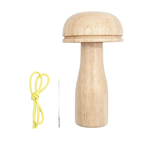 Mushroom Set mit Stopfpilzen – Stopfnadeln für Flicken, mit Faden und elastischem Band, Hüte, Hosen, Pullover aus Holz, Darner Set, Nähhandwerk Mushroom Set mit Stopfpilzen – Stopfnadeln für Flicken, mit Faden und elastischem Band, Hüte, Hosen, Pullover aus Holz, Darner Set, Nähhandwerk von Générique